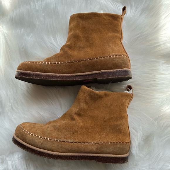 EUC Steve Madden Tommy Chestnut Suede Bootie - Picture 3 of 8